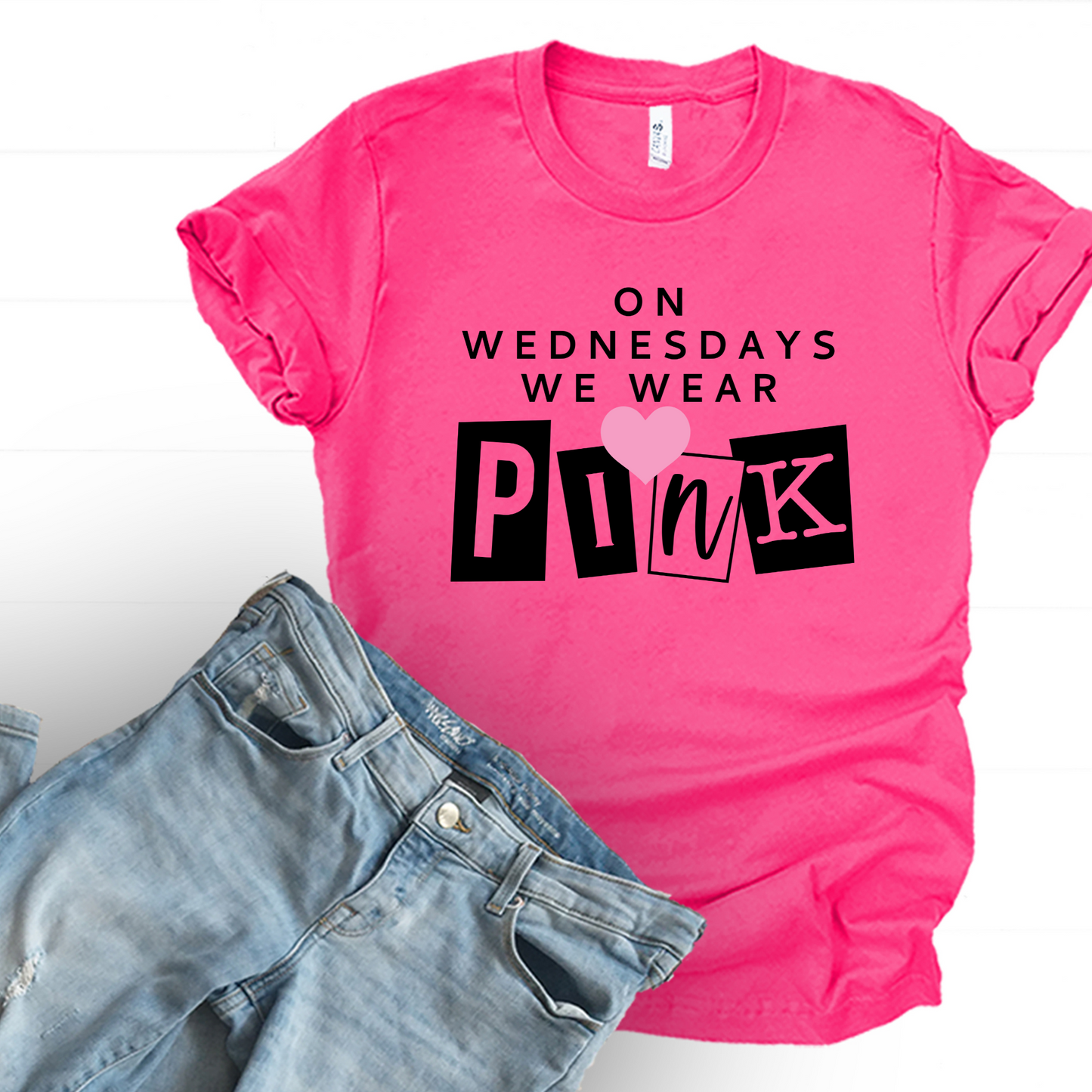 Mean Girls We wear pink Graphic Tee