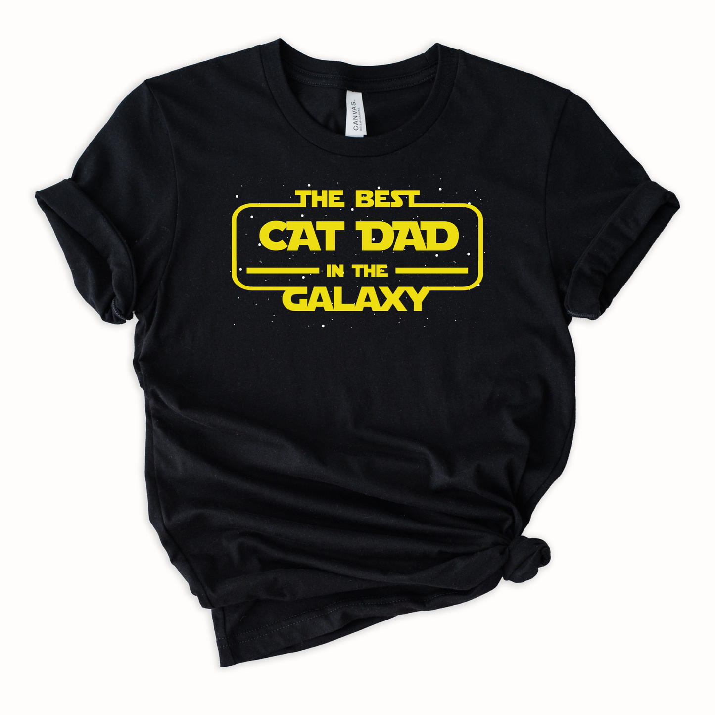 Cat Dad Galaxy Graphic Tee