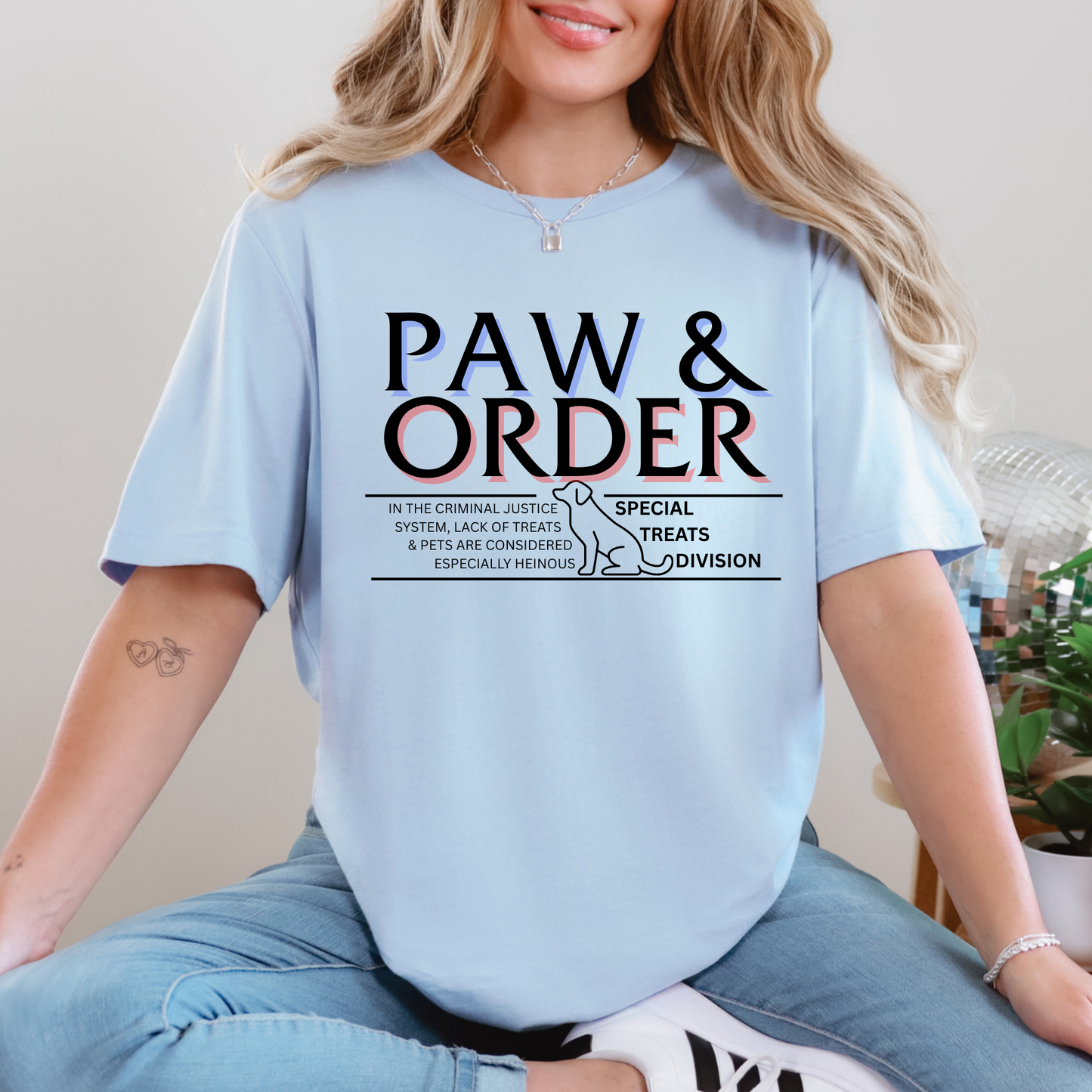 Paw and Order Graphic Tee