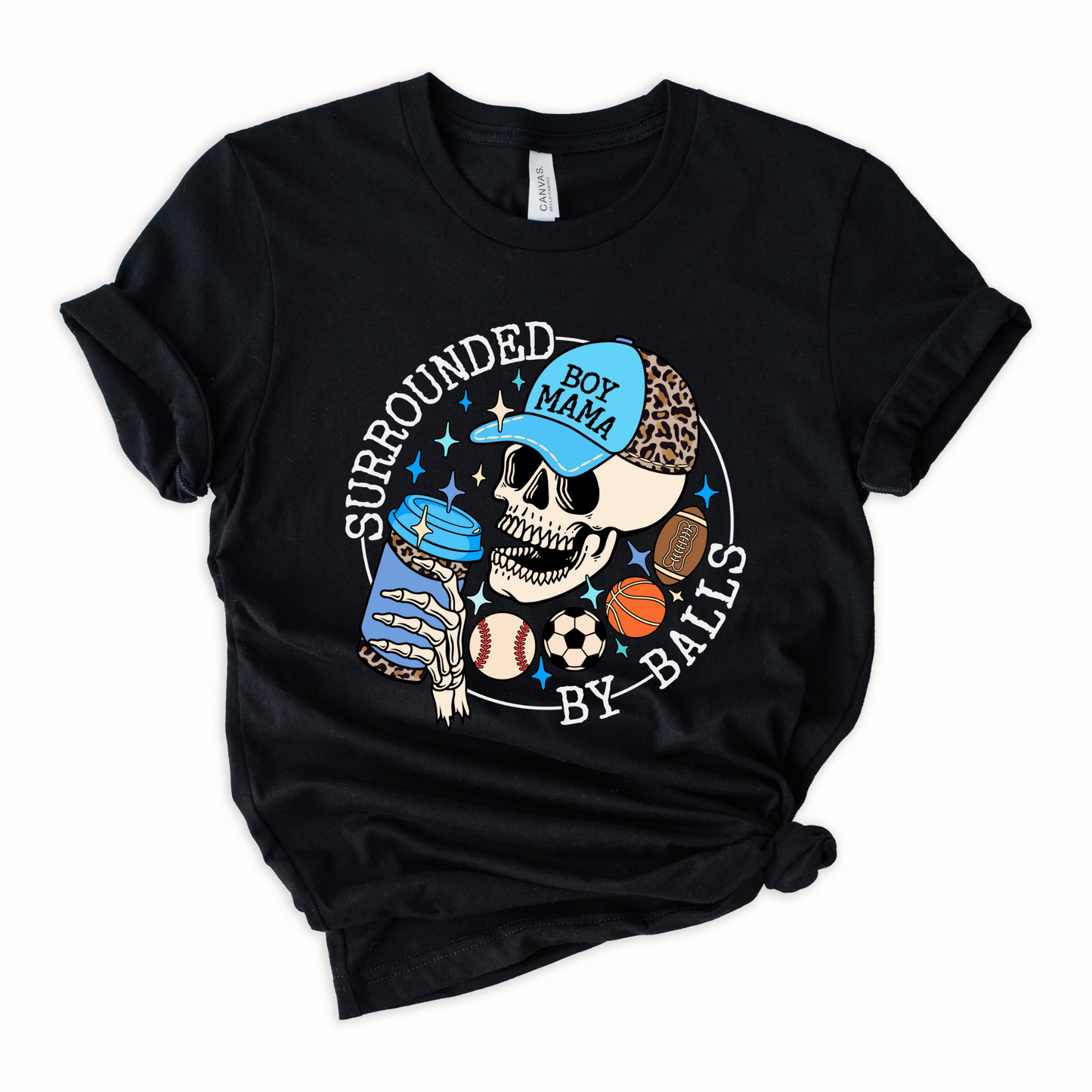 Surrounded by balls Graphic Tee