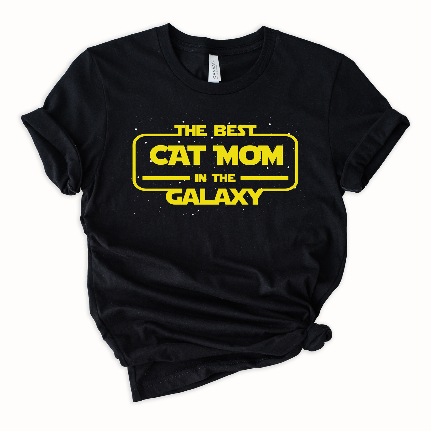 Cat Mom Galaxy Graphic Tee