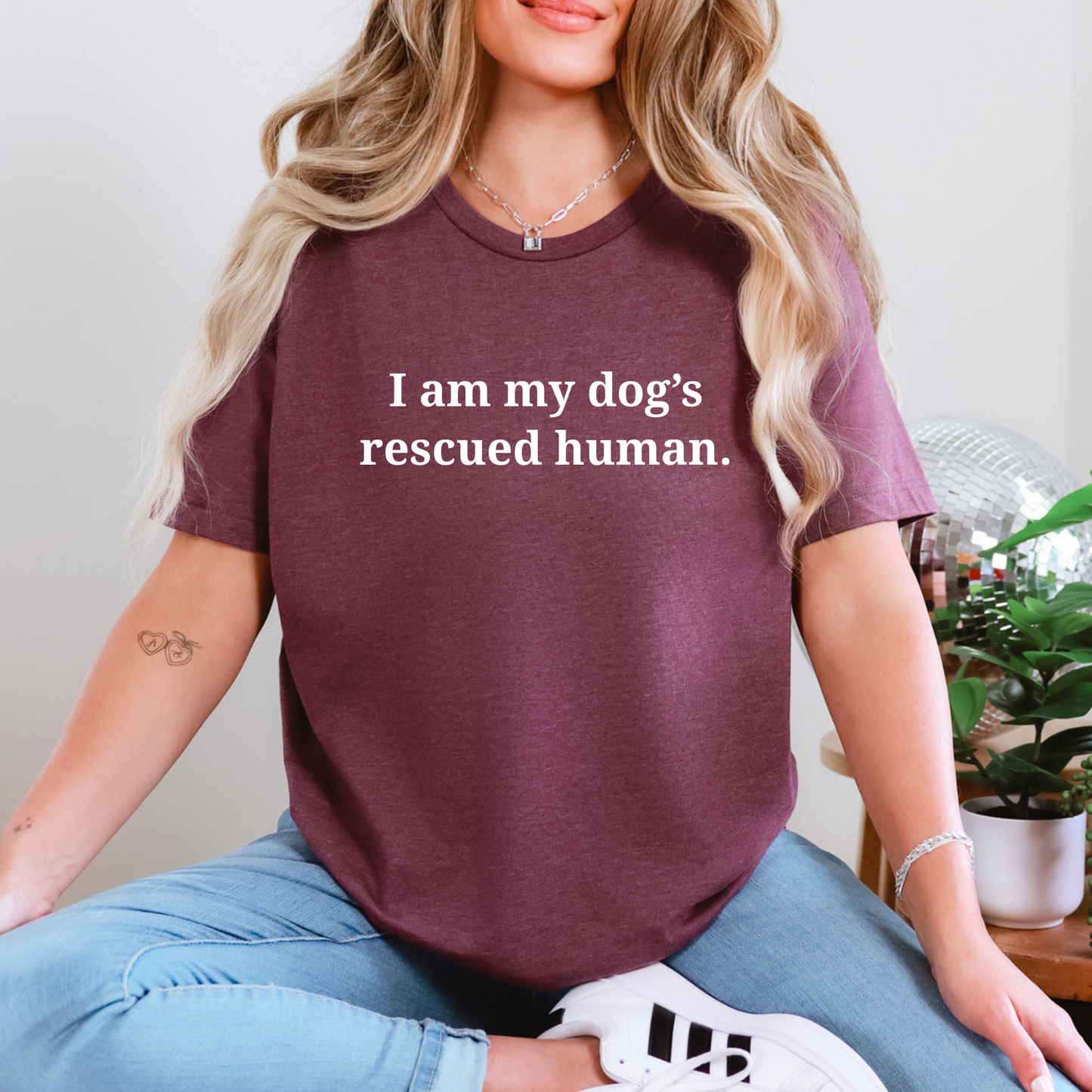 Dogs rescued human Graphic Tee