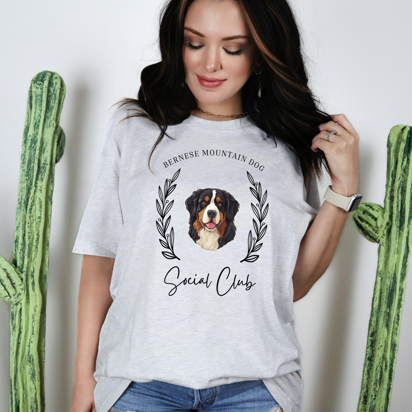 Bernese Mountain Dog Social Club Graphic Tee