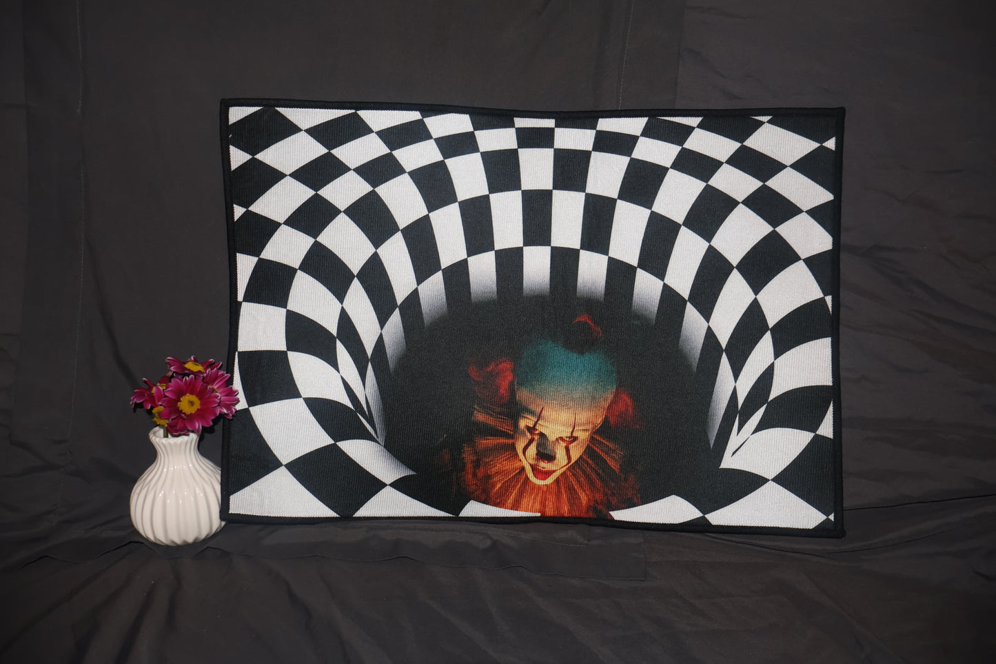 Horror Halloween Doormats Skulls 3D printing Mat/Rug Mat Nordic Flannel Clown Doormats *Final Sale*