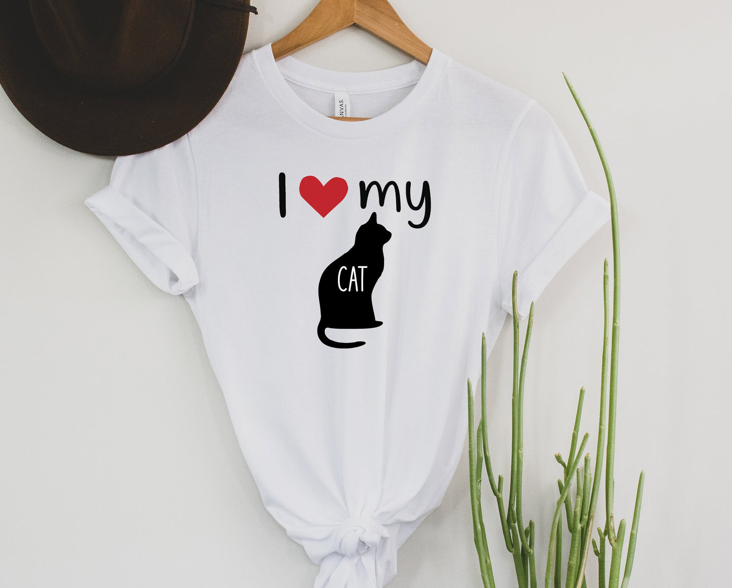 I Love my Cat Graphic Tee