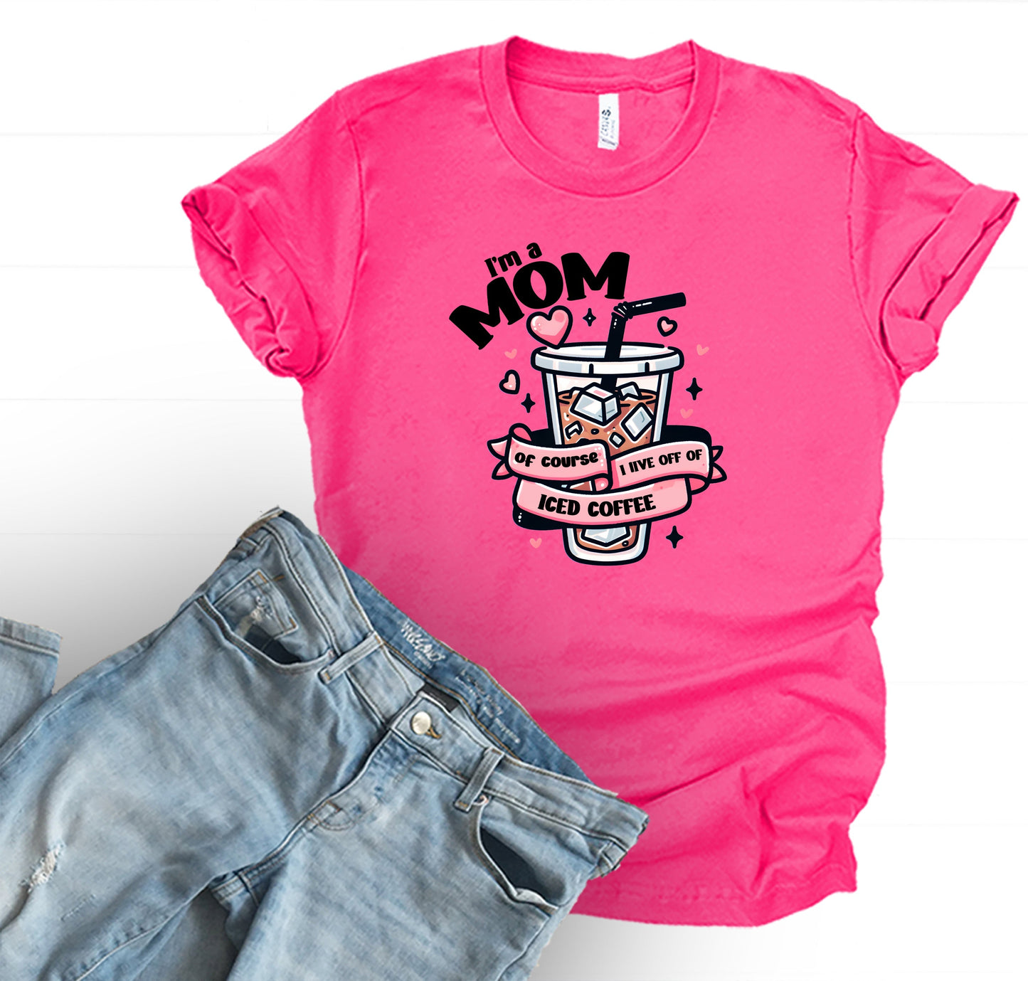 Live off of Iced Coffee Graphic Tee