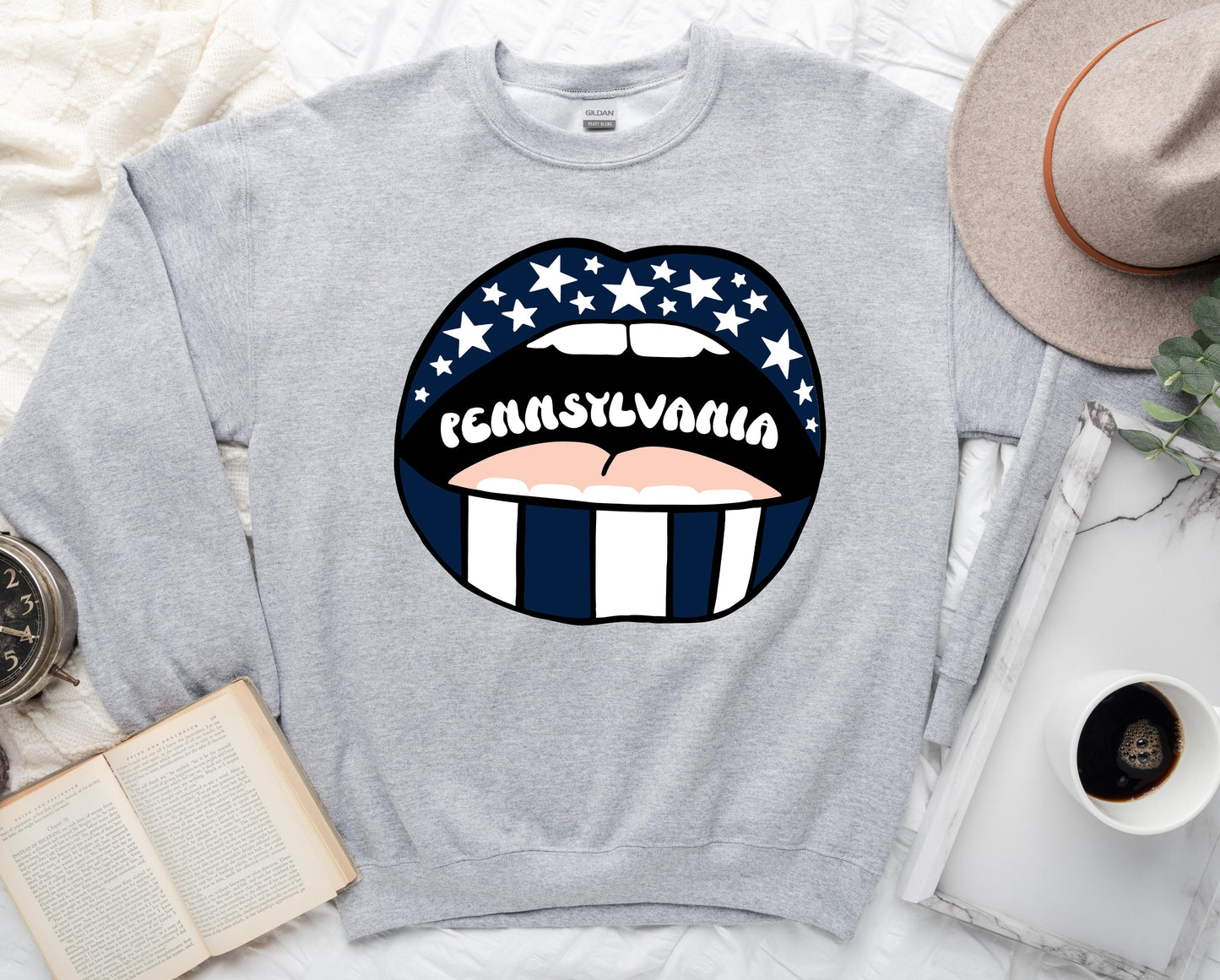 Pennsylvania Lips Graphic Tee
