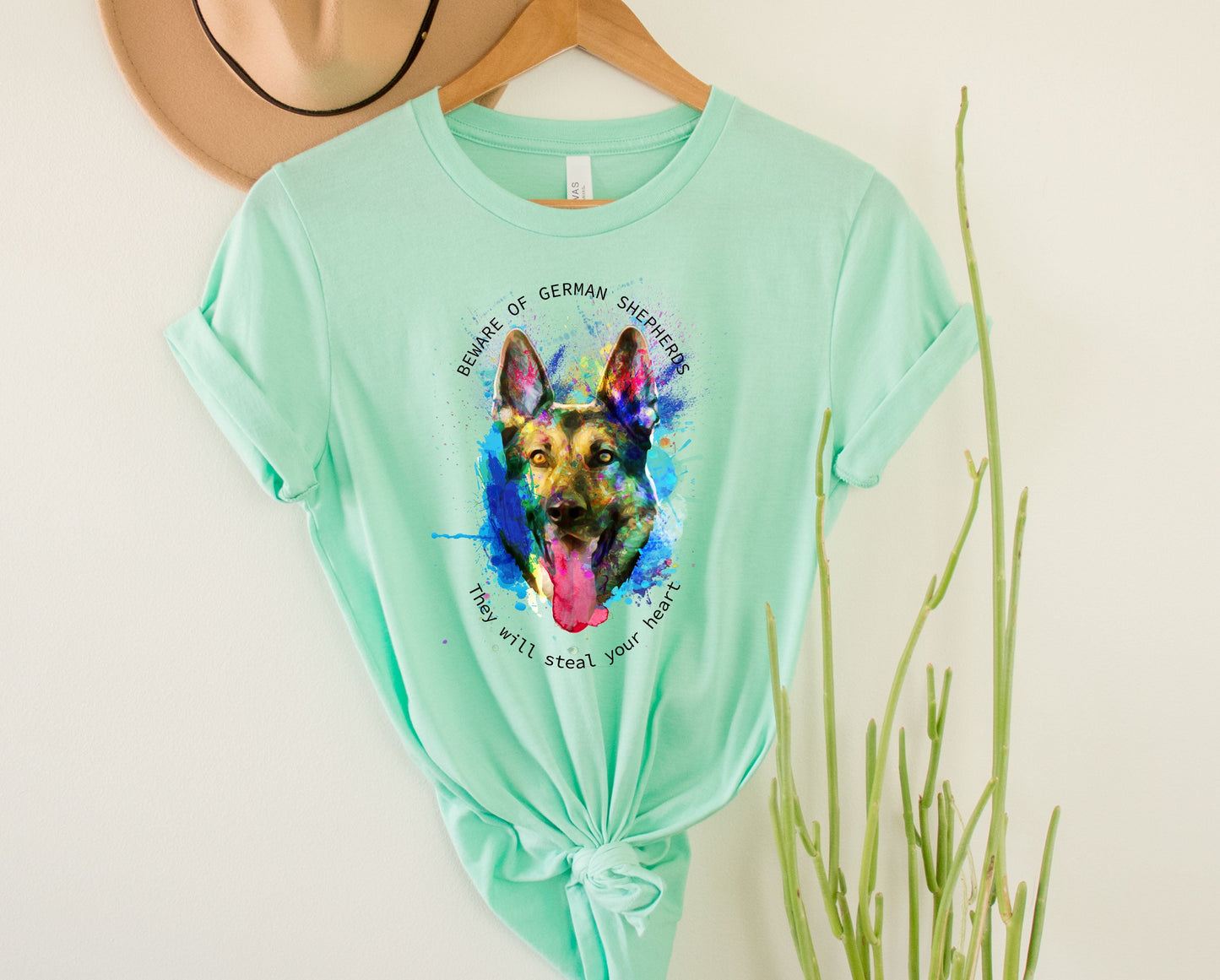 Beware of German Shepherds Graphic Tee