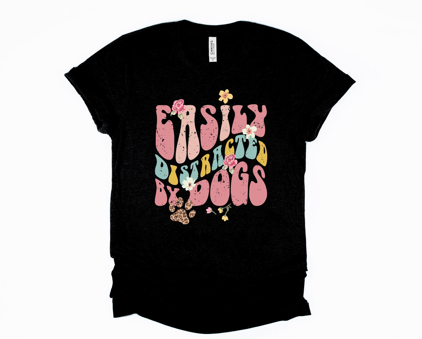 Easily Distracted by Dogs Graphic Tee