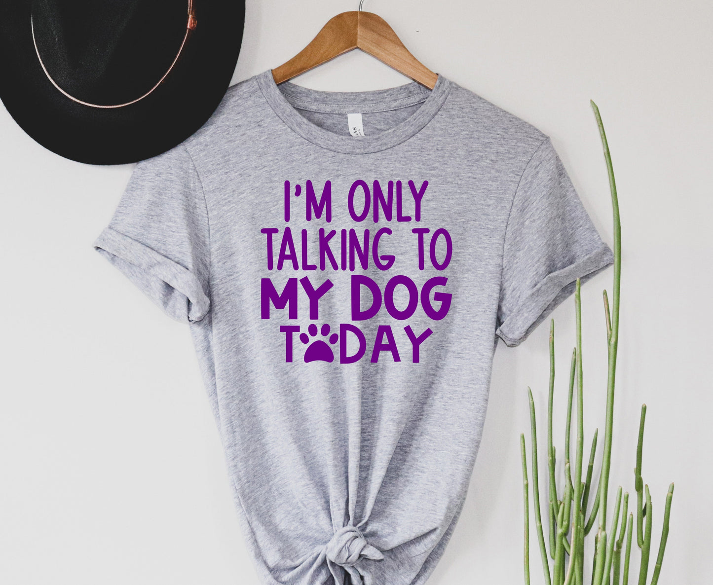 Only Talking to Dogs Today Graphic Tee