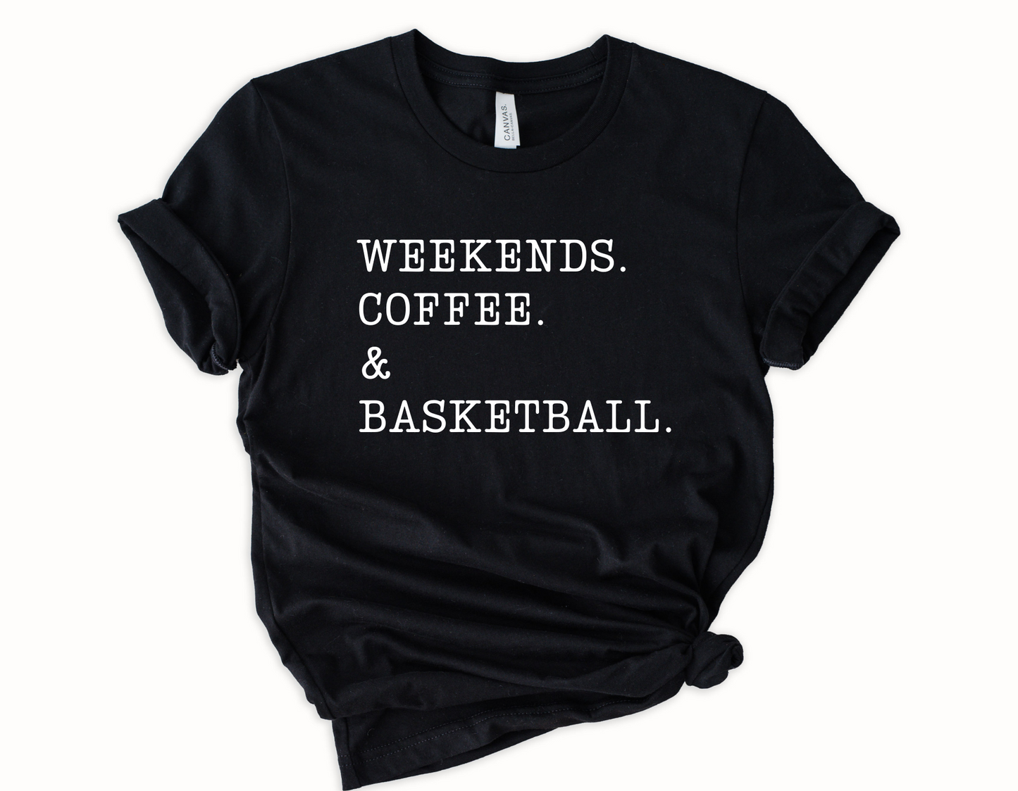 Coffee & Basketball Graphic Tee