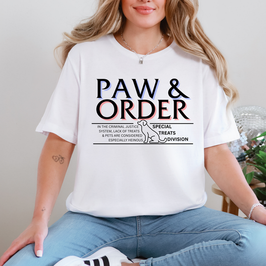 Paw and Order Graphic Tee