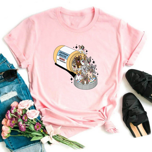 Serotonin Booster Dogs Graphic Tee