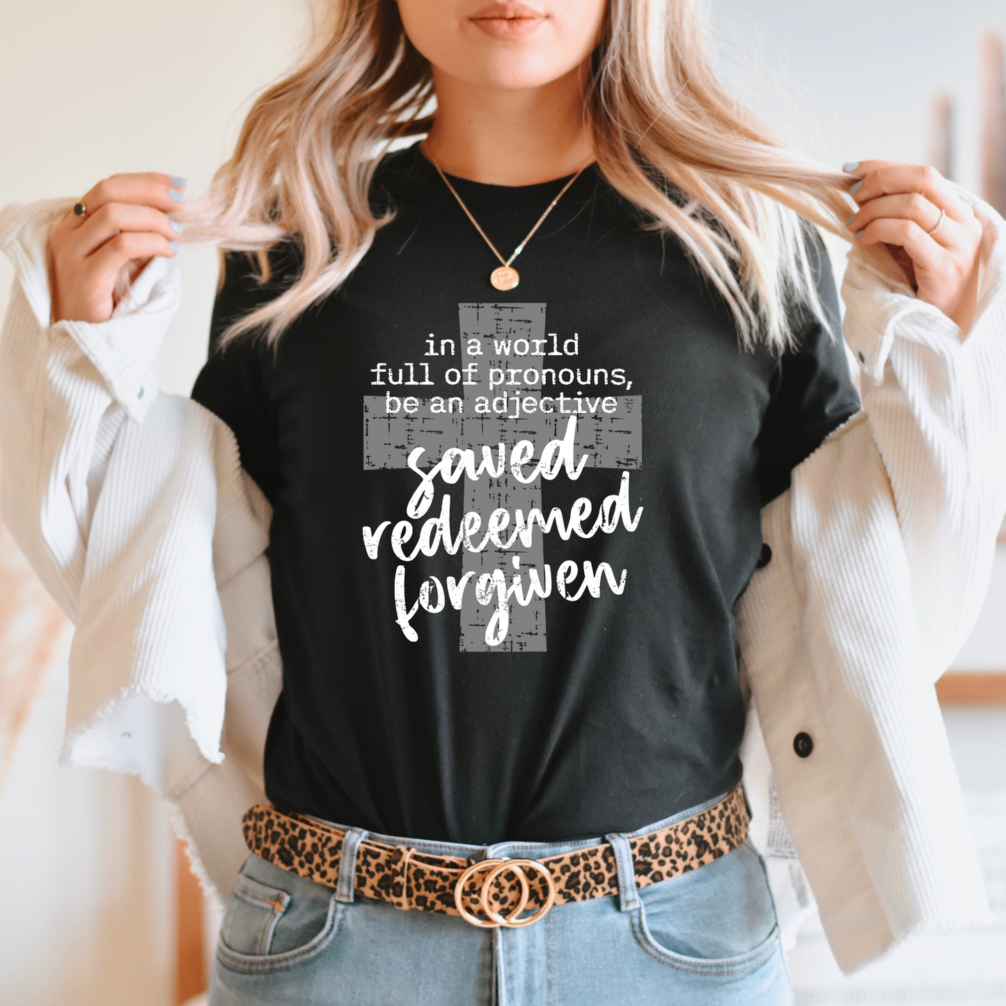 Saved Redeemed Forgiven Graphic Tee