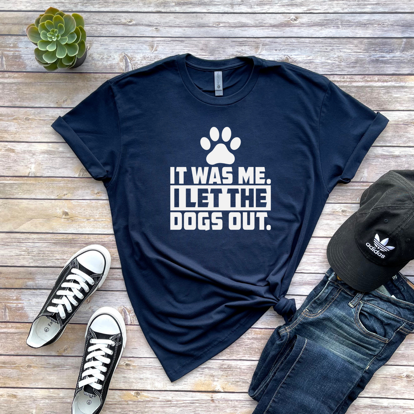 I let the dogs out Graphic Tee