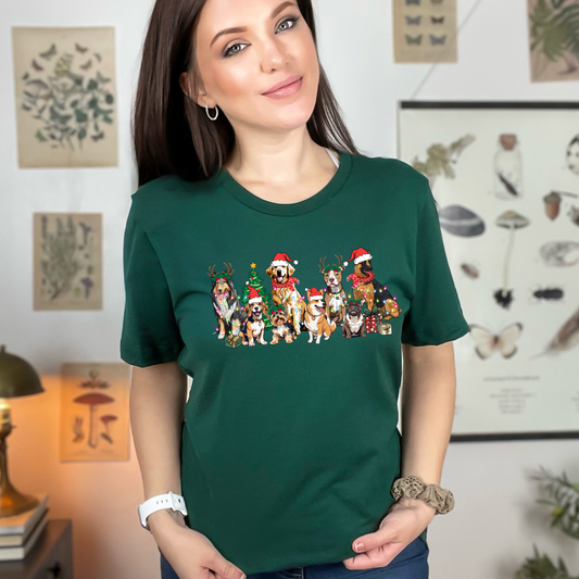 Christmas Dogs Graphic Tee