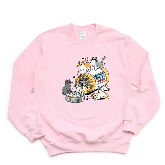 Serotonin Booster Cats Graphic Tee