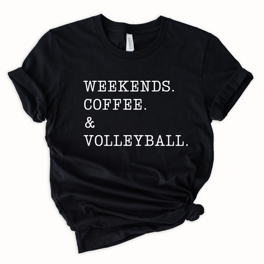Coffee & Volleyball Graphic Tee