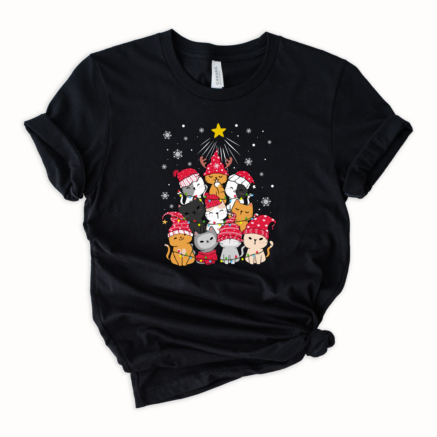Catmas Tree Graphic Tee