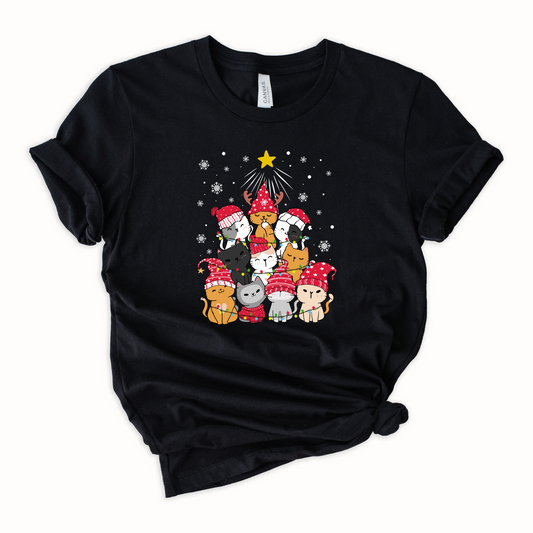 Catmas Tree Graphic Tee
