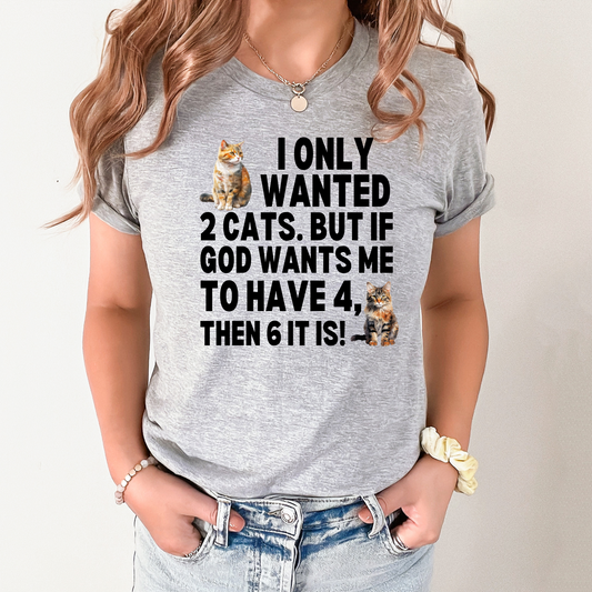 2 Cats Graphic Tee