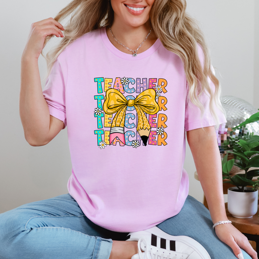 Coquette Teacher Graphic Tee