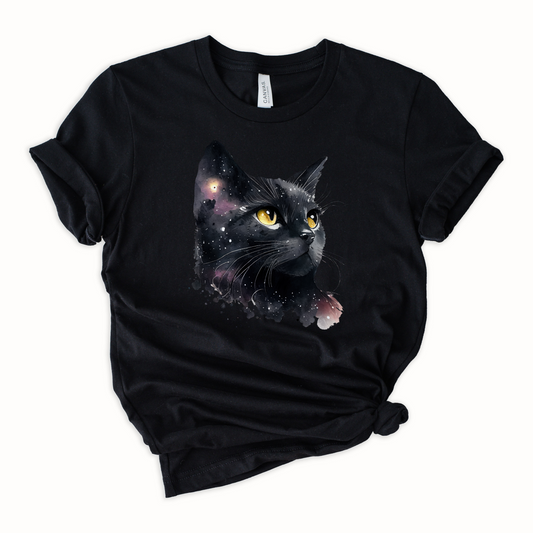 Galaxy Cat Graphic Tee