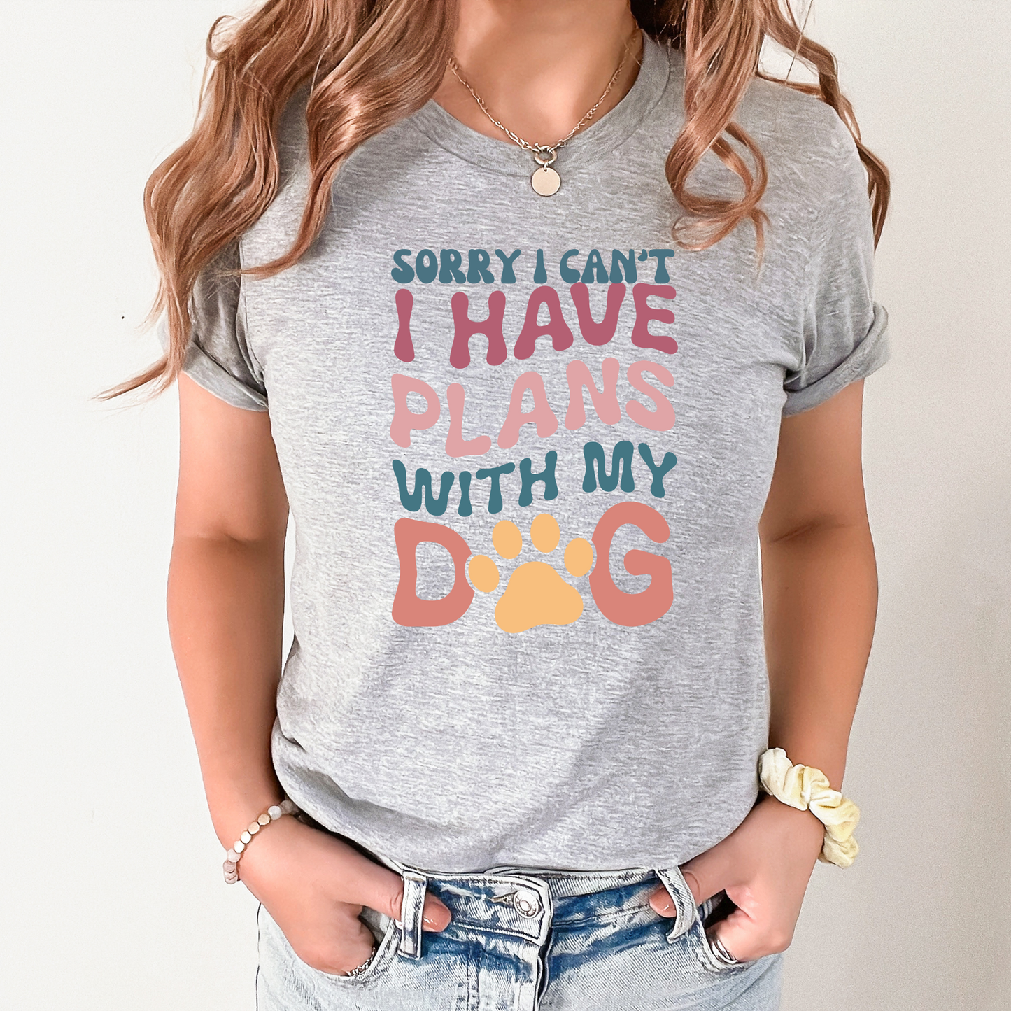 Plans with my dog Graphic Tee