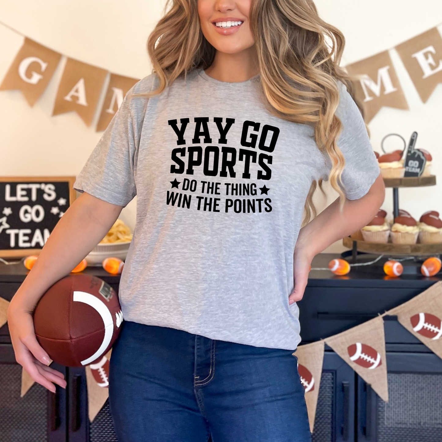 Yay go sports Graphic Tee