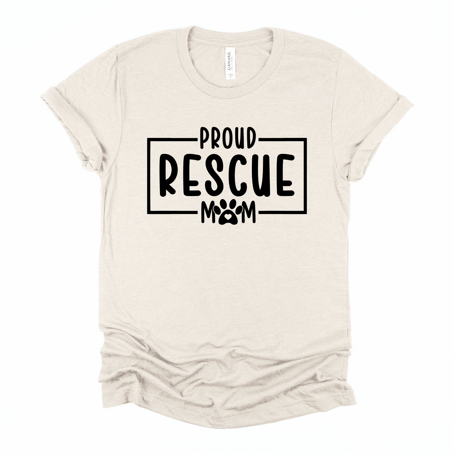 Proud Rescue Mom Graphic Tee