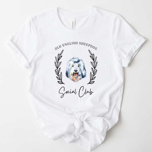 Old English Sheepdog Social Club Graphic Tee