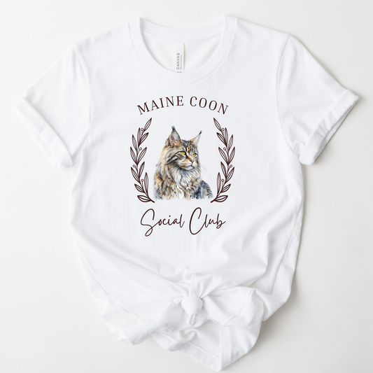 Maine Coon Social Club Graphic Tee