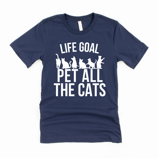 Cats Life Goal Graphic Tee