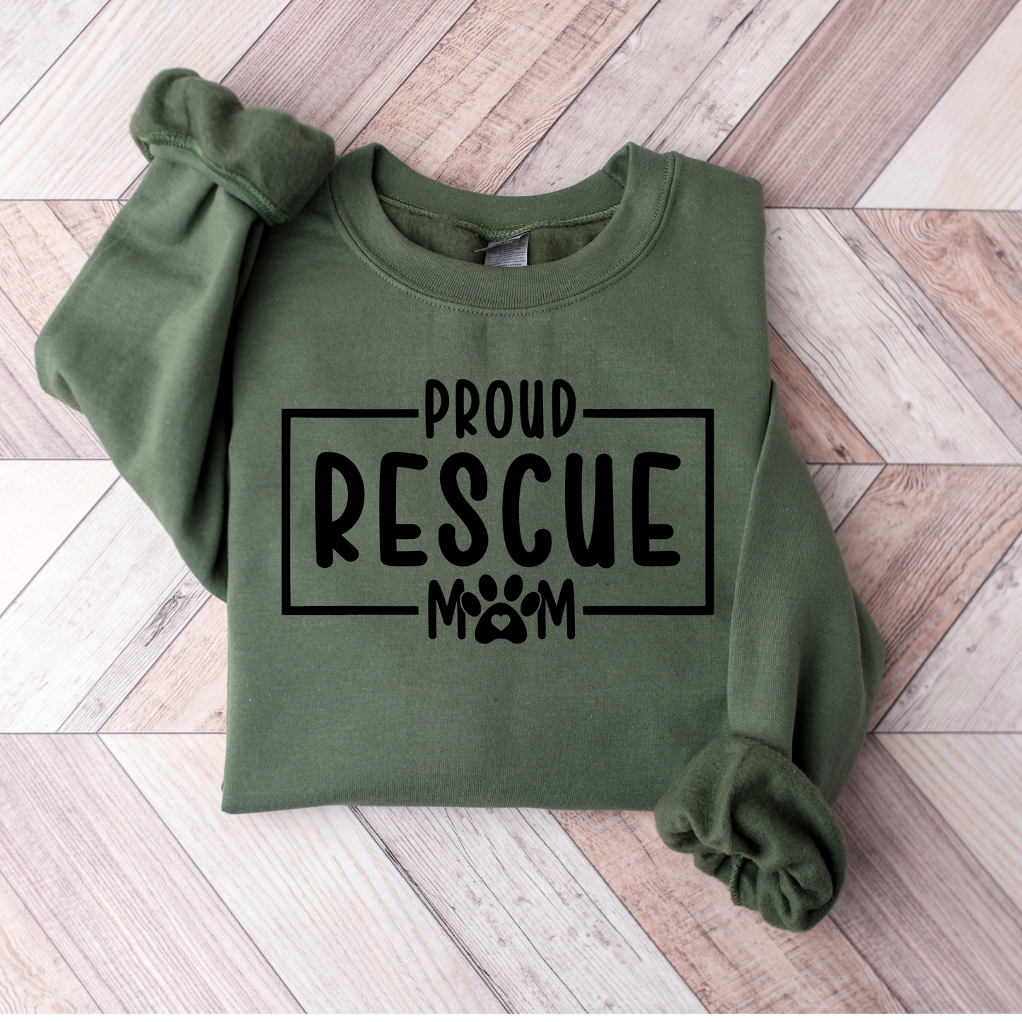 Proud Rescue Mom Graphic Tee