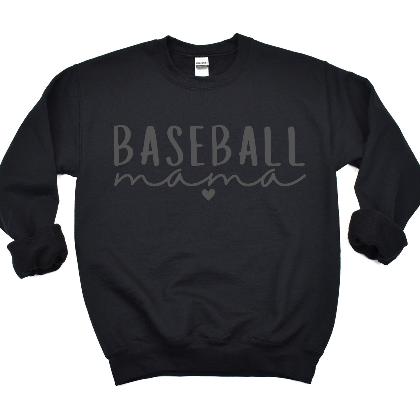 Baseball Mama Heart Graphic Tee