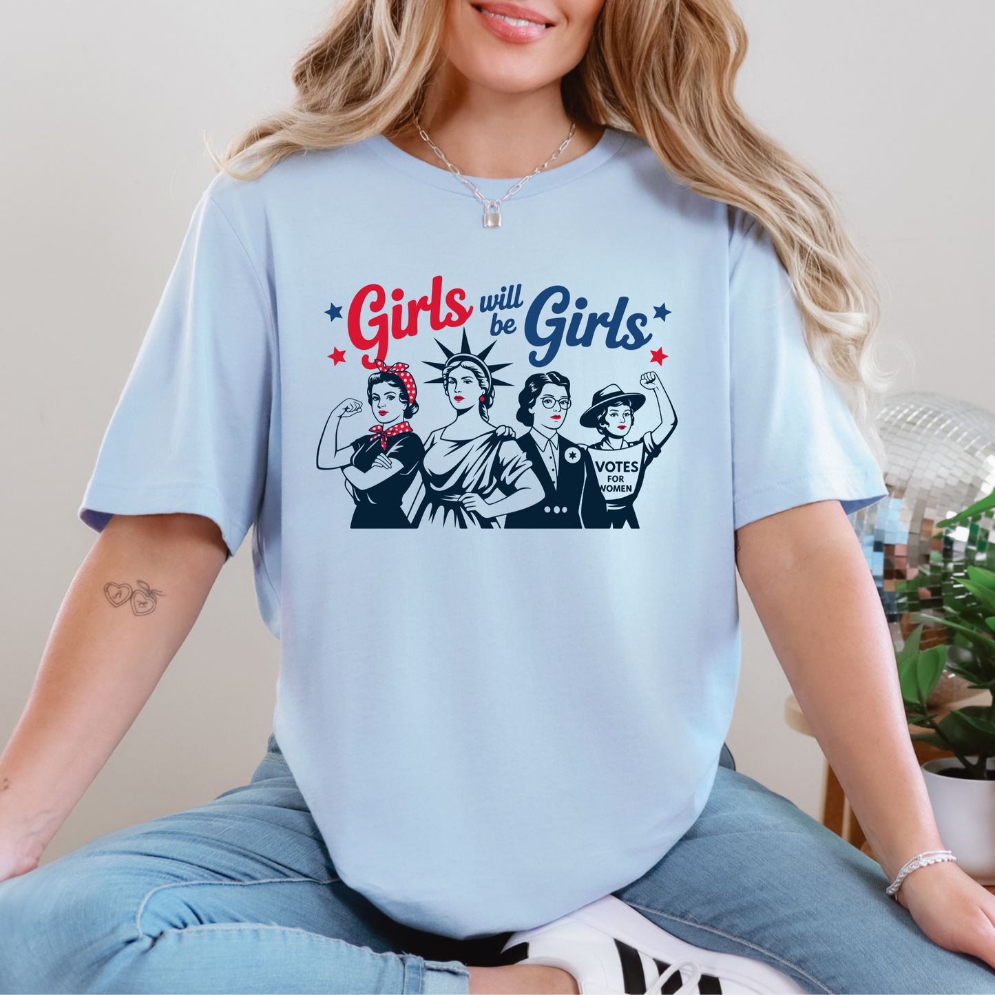 Girls will be Girls Graphic Tee