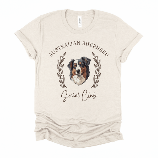 Australian Shepherd Social Club Graphic Tee