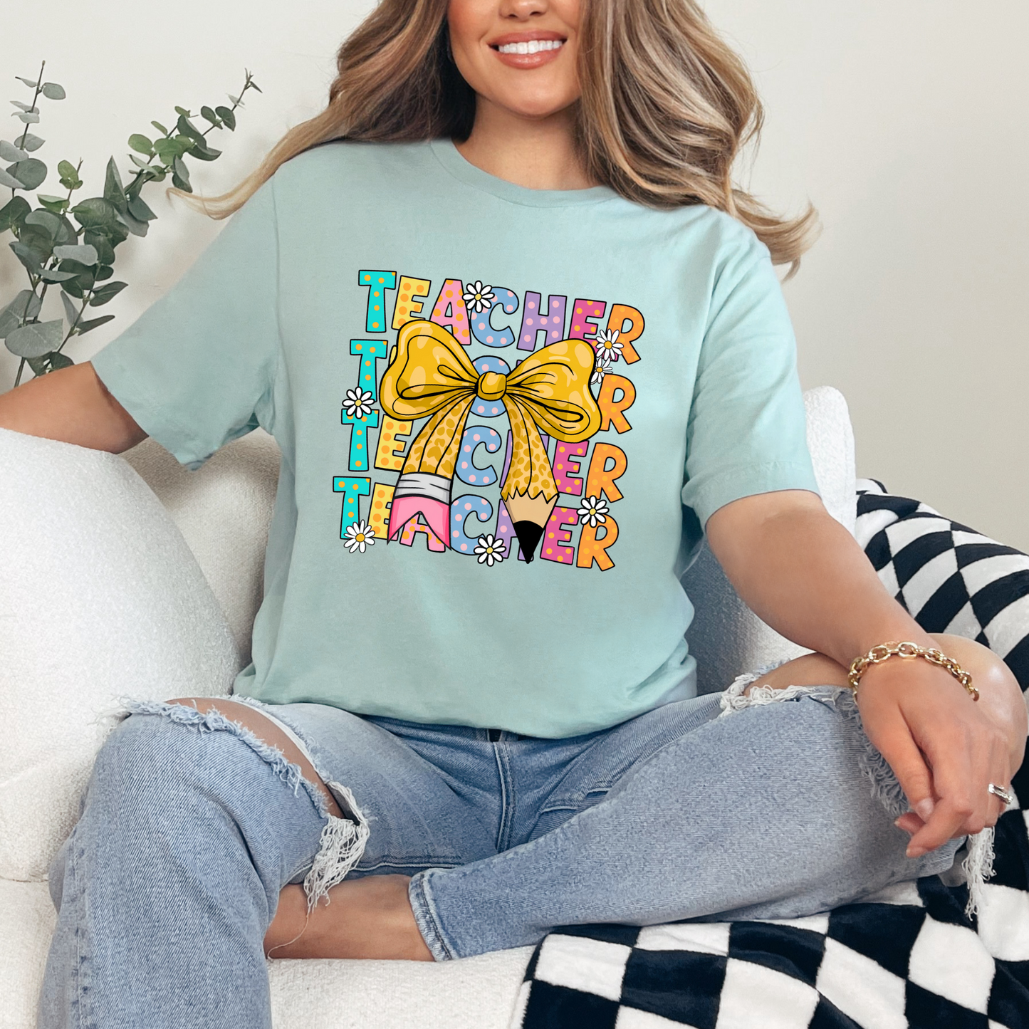 Coquette Teacher Graphic Tee