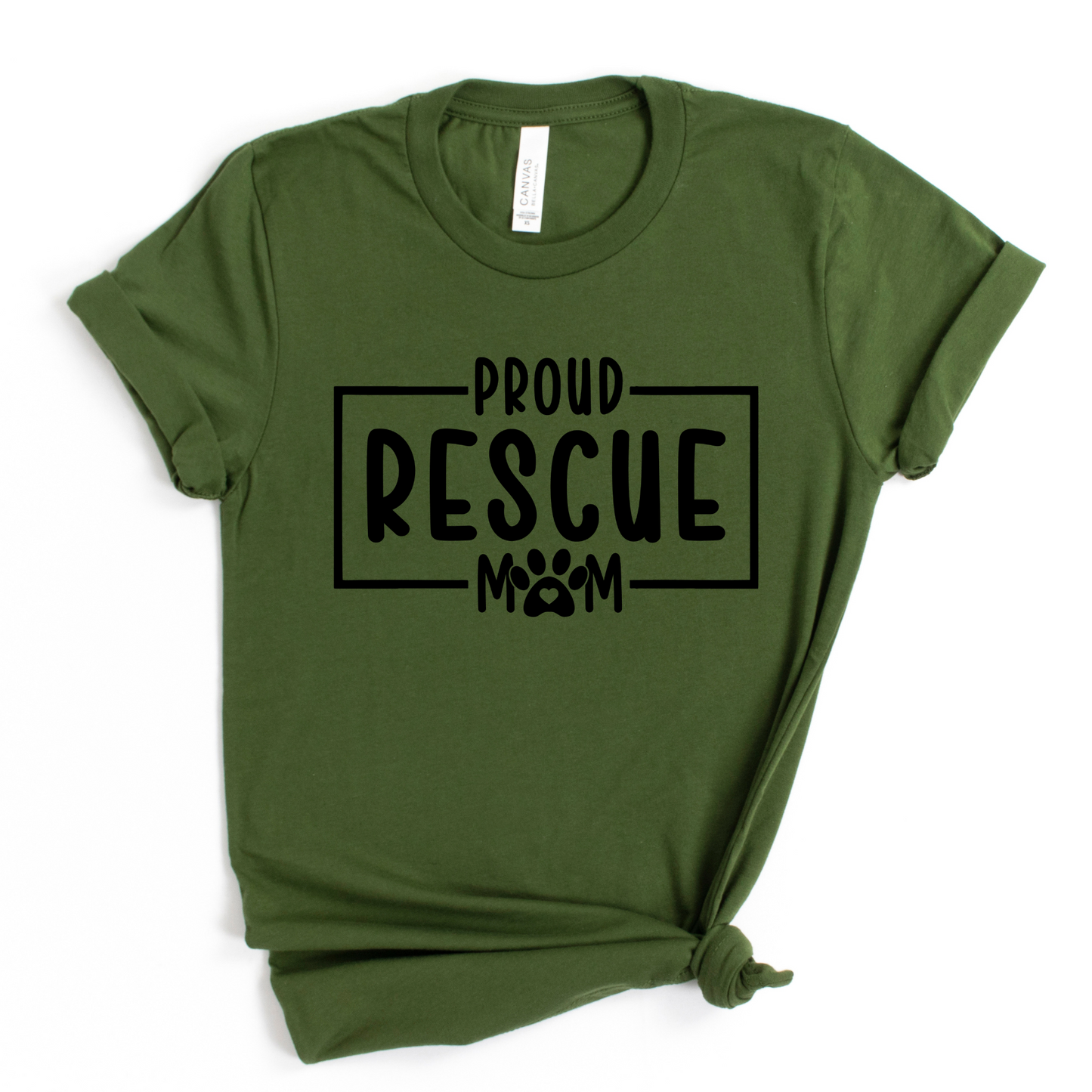 Proud Rescue Mom Graphic Tee
