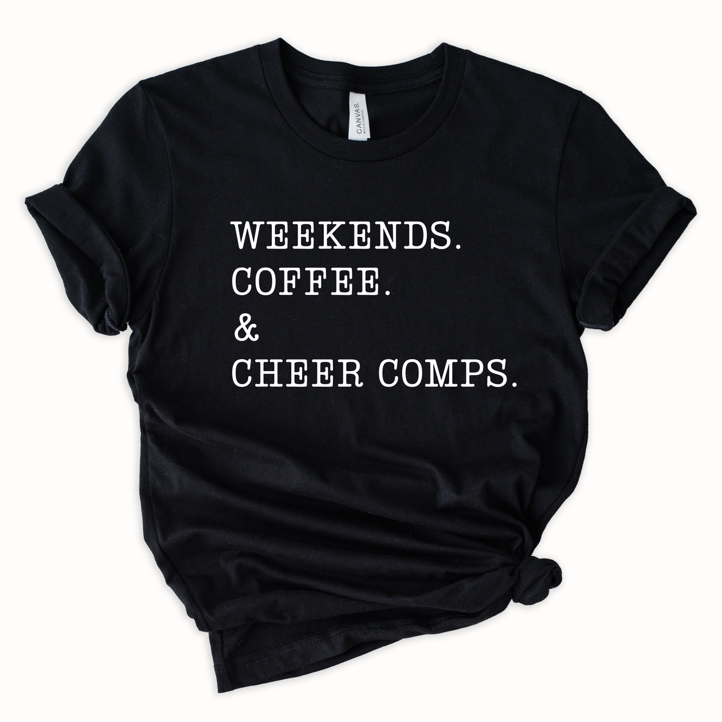 Coffee & Cheer Comps Graphic Tee