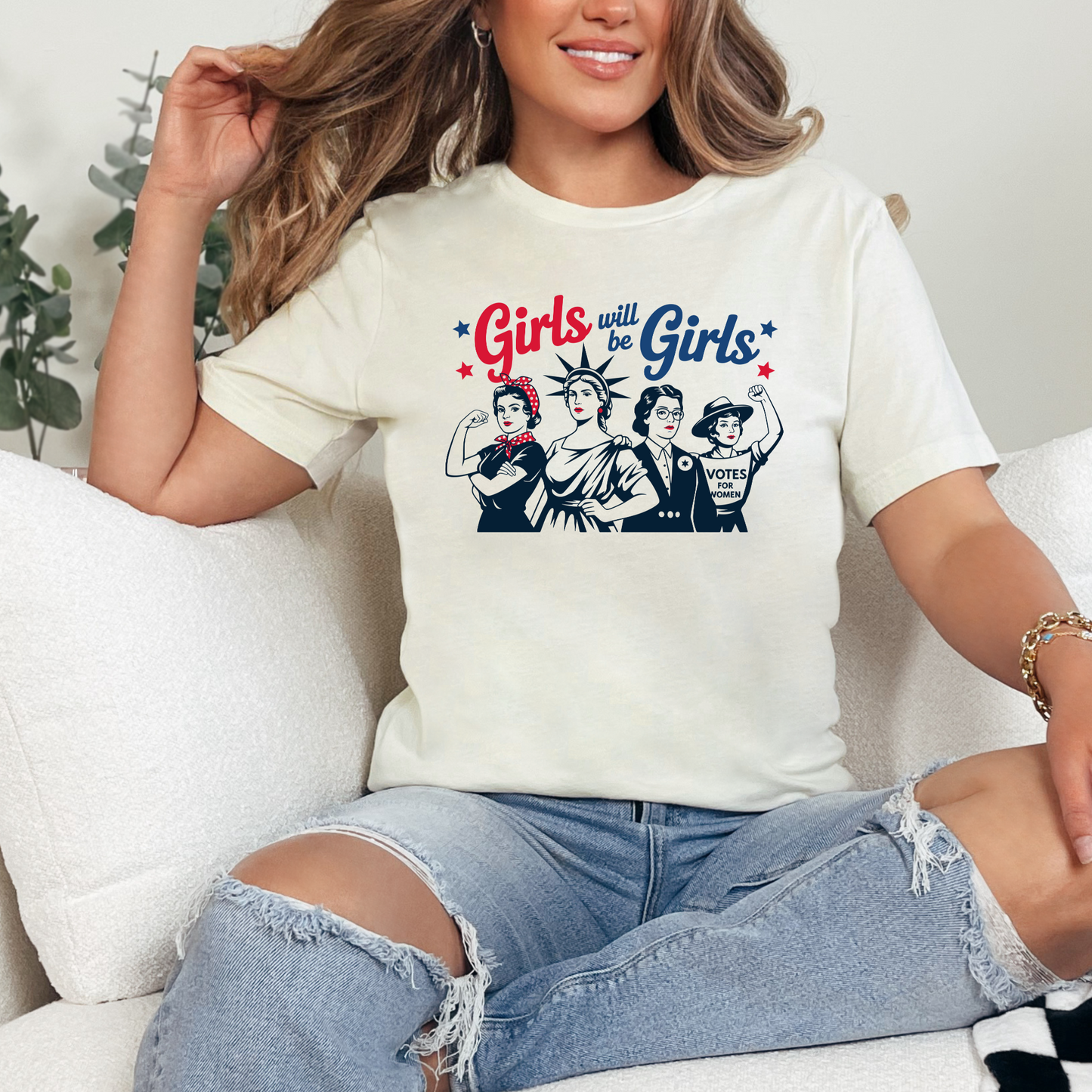 Girls will be Girls Graphic Tee