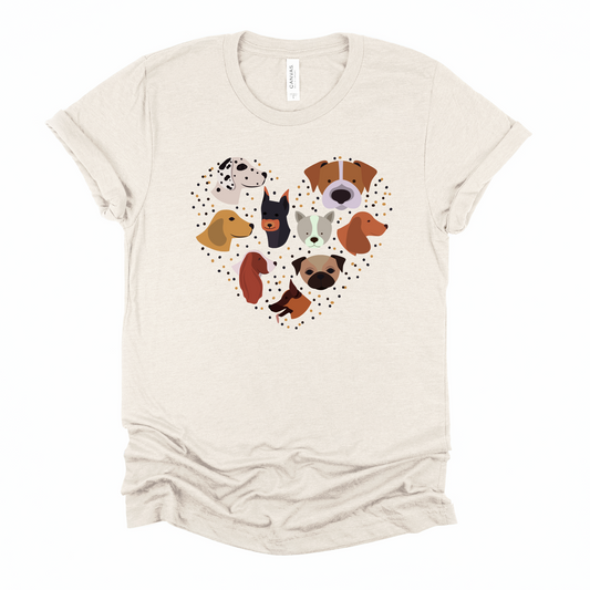Dog Heart Graphic Tee