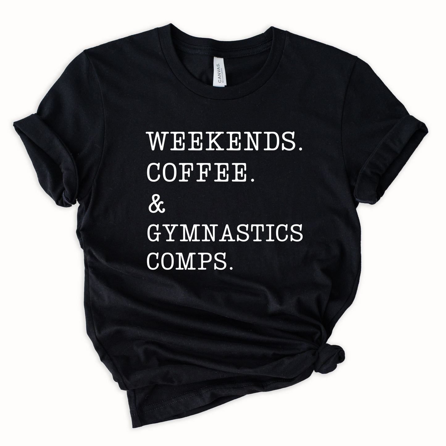 Coffee & Gymnastics Comps Graphic Tee
