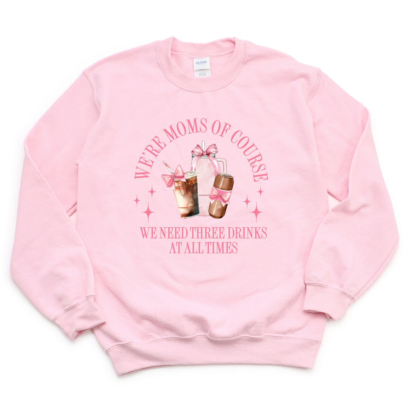 Moms Three Drinks Graphic Tee