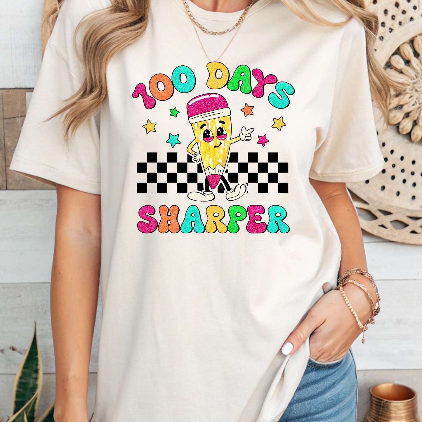100 Days Sharper Graphic Tee