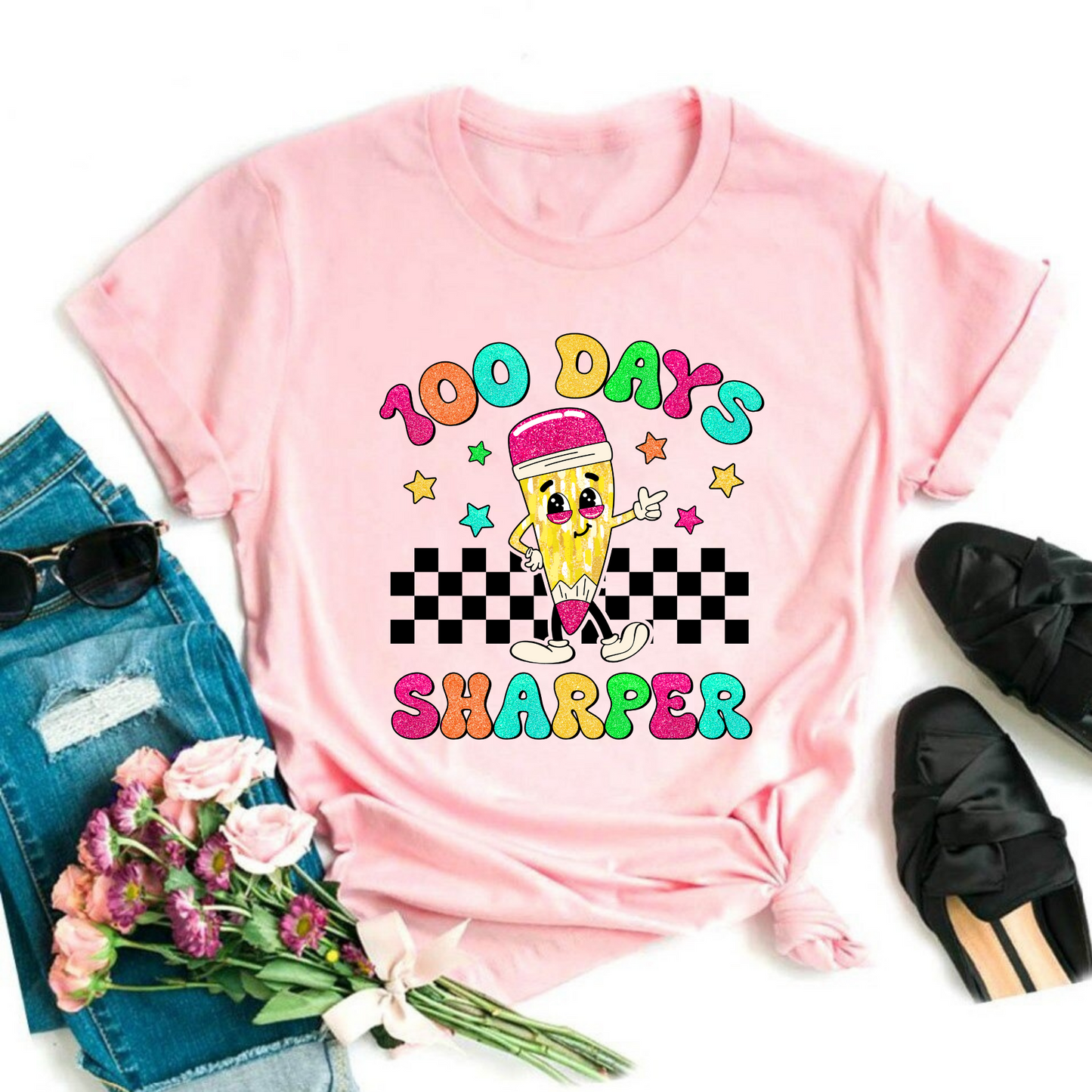 100 Days Sharper Graphic Tee