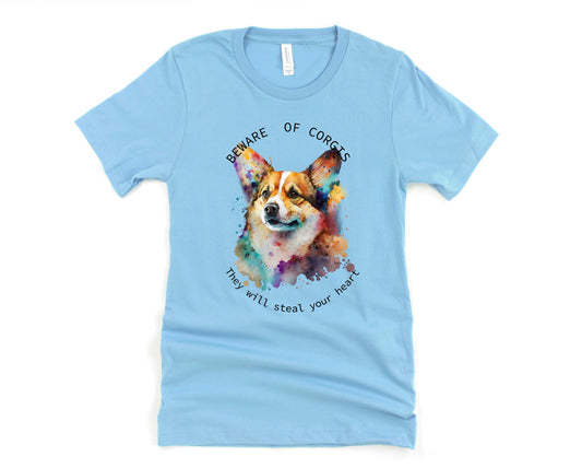 Beware of Corgis Graphic Tee