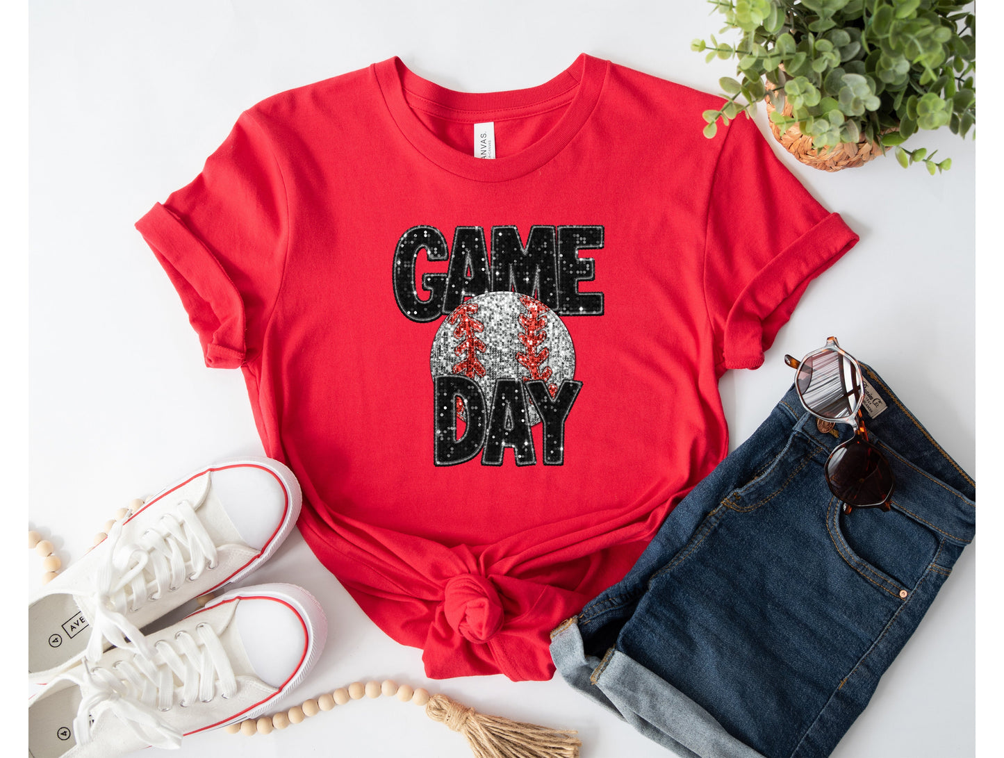Baseball Bling Graphic Tee