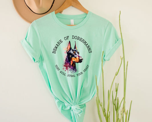 Beware of Dobermanns Graphic Tee