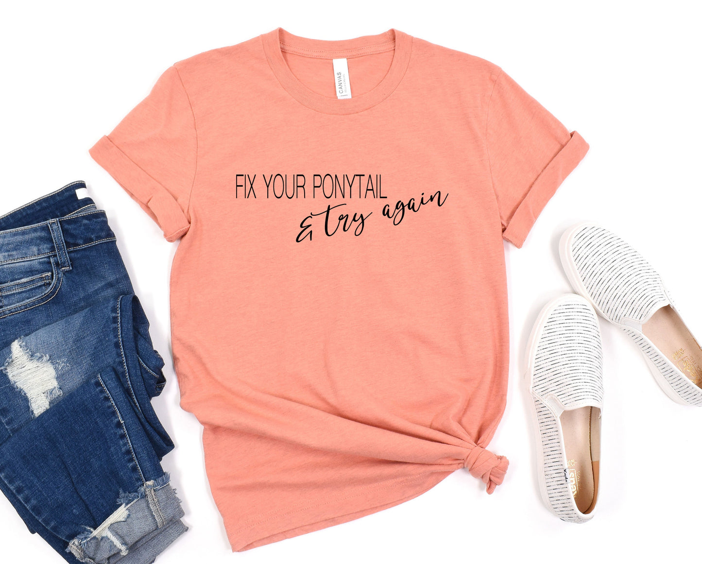 Fix Your Ponytail Graphic Tee
